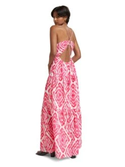 Scotch & Soda Open Back Tie Dye Maxi Dress -Scotch & Soda Hires 173363 6370 MDL BCK