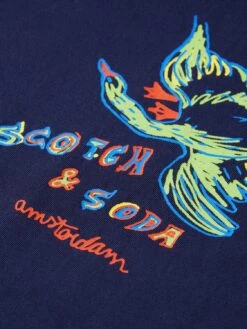 Scotch & Soda Swan Printed T-Shirt -Scotch & Soda Hires 24170093 DTL6
