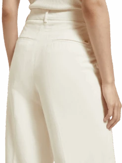 Scotch & Soda Hana Tailored High-Rise Wide Leg Pant -Scotch & Soda Hires PNG 174129 0003 FIT DTL1 1