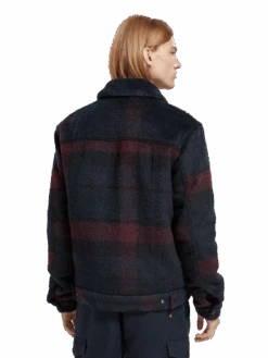 Scotch & Soda Jacquard Trucker Jacket With Teddy Collar -Scotch & Soda Hires PNG 174392 6744 MDL BCK 7d95be78 2396 4245 8476 cfe999499fc3