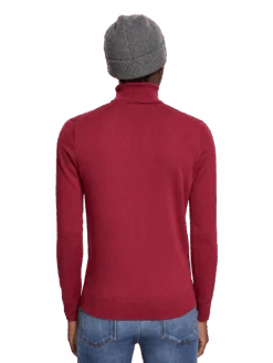Scotch & Soda Merino Wool Turtleneck Pullover -Scotch & Soda Hires PNG 174594 6722 MDL BCK f4810b59 0c02 4ec7 a689 0be94614cb5c
