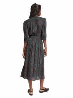 Scotch & Soda Midi Wrap Dress -Scotch & Soda Hires PNG 174763 6667 MDL BCK