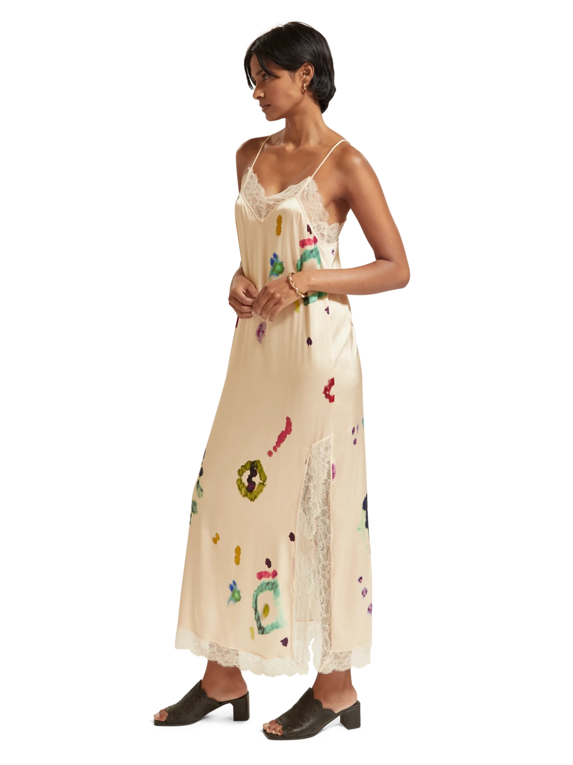 Scotch & Soda Cami Maxi Dress With Lace Detail 4 Scotch & Soda Cami Maxi Dress With Lace Detail - Image 2