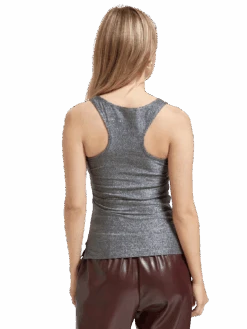 Scotch & Soda Glitter Tank Top -Scotch & Soda Hires PNG 174878 0560 MDL BCK