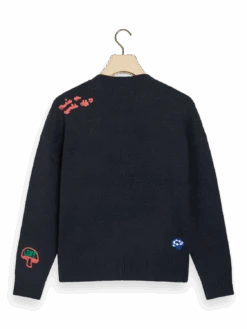 Scotch & Soda Varsity Embroidered Pullover 25 Scotch & Soda Varsity Embroidered Pullover -Scotch & Soda Hires PNG 174919 0002 BCK