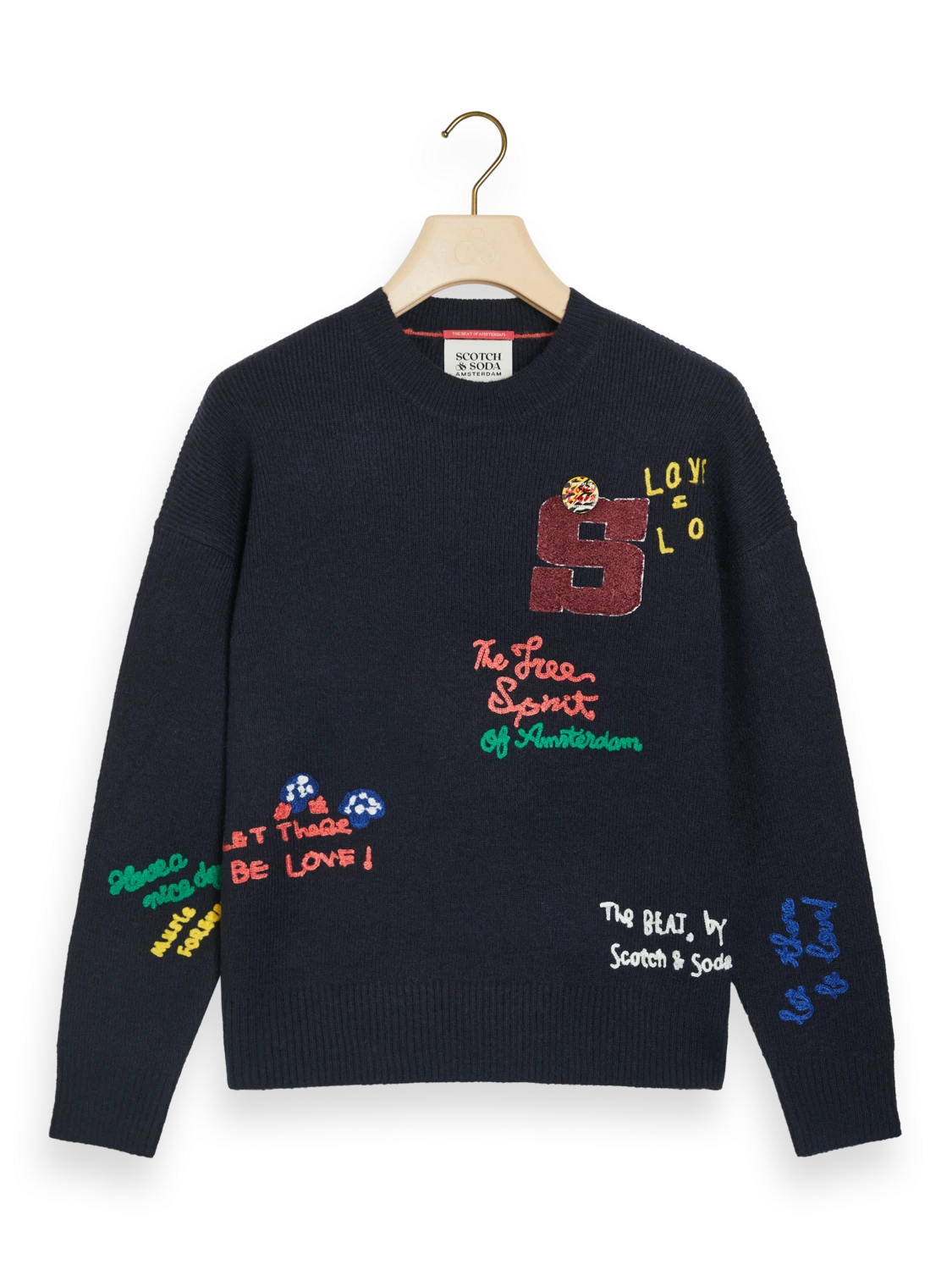 Scotch & Soda Varsity Embroidered Pullover 12 Scotch & Soda Varsity Embroidered Pullover - Image 10