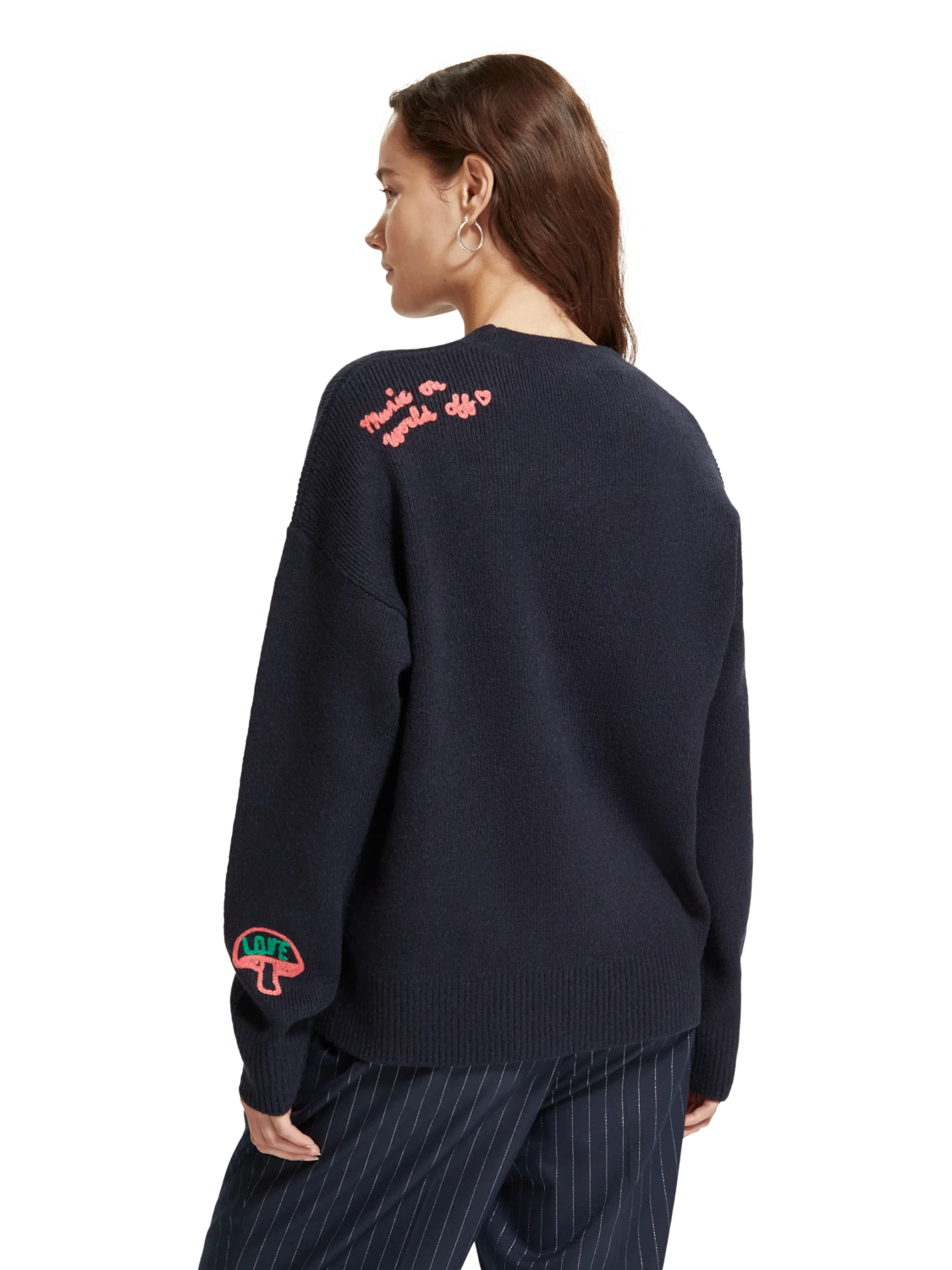Scotch & Soda Varsity Embroidered Pullover 10 Scotch & Soda Varsity Embroidered Pullover - Image 8