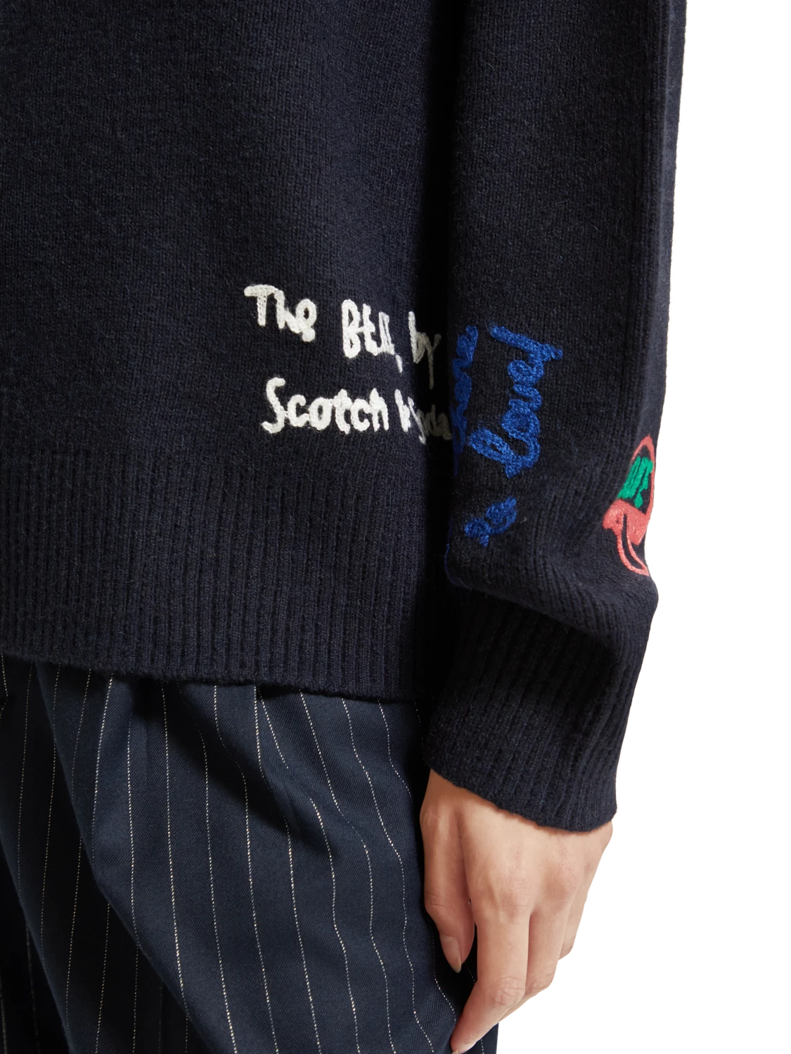 Scotch & Soda Varsity Embroidered Pullover 9 Scotch & Soda Varsity Embroidered Pullover - Image 7