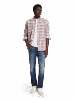 Scotch & Soda Check Button Down Shirt