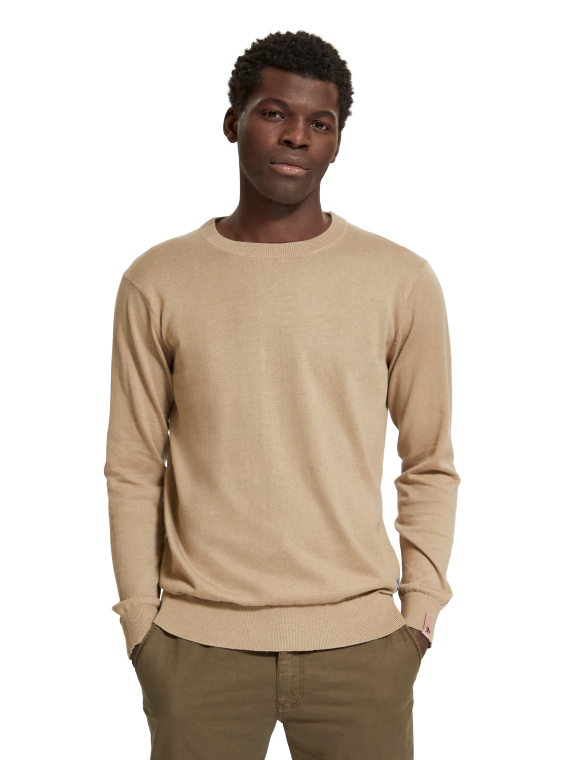 Scotch & Soda Linen Blend Crewneck Pullover 3 Scotch & Soda Linen Blend Crewneck Pullover