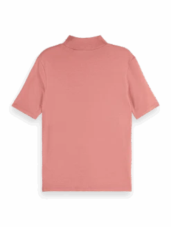 Scotch & Soda Mock Neck Short Sleeved T-Shirt -Scotch & Soda Hires PNG 177578 6857 BCK