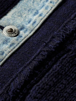 Scotch & Soda Denim-&-Tweed-Blazer-Jacket -Scotch & Soda Hires PNG 23163896 DTL6