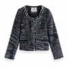 Scotch & Soda Tweed Blazer With Decorative Tapes -Scotch & Soda Hires PNG 23163898 FNT