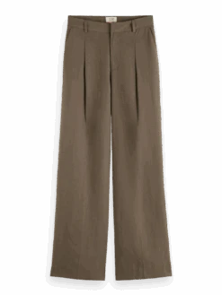 Scotch & Soda Drapey Mid-Rise Wide Leg Pant