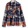Scotch & Soda Wool Blend Check Belted Overshirt -Scotch & Soda Hires PNG 23165632 FNT
