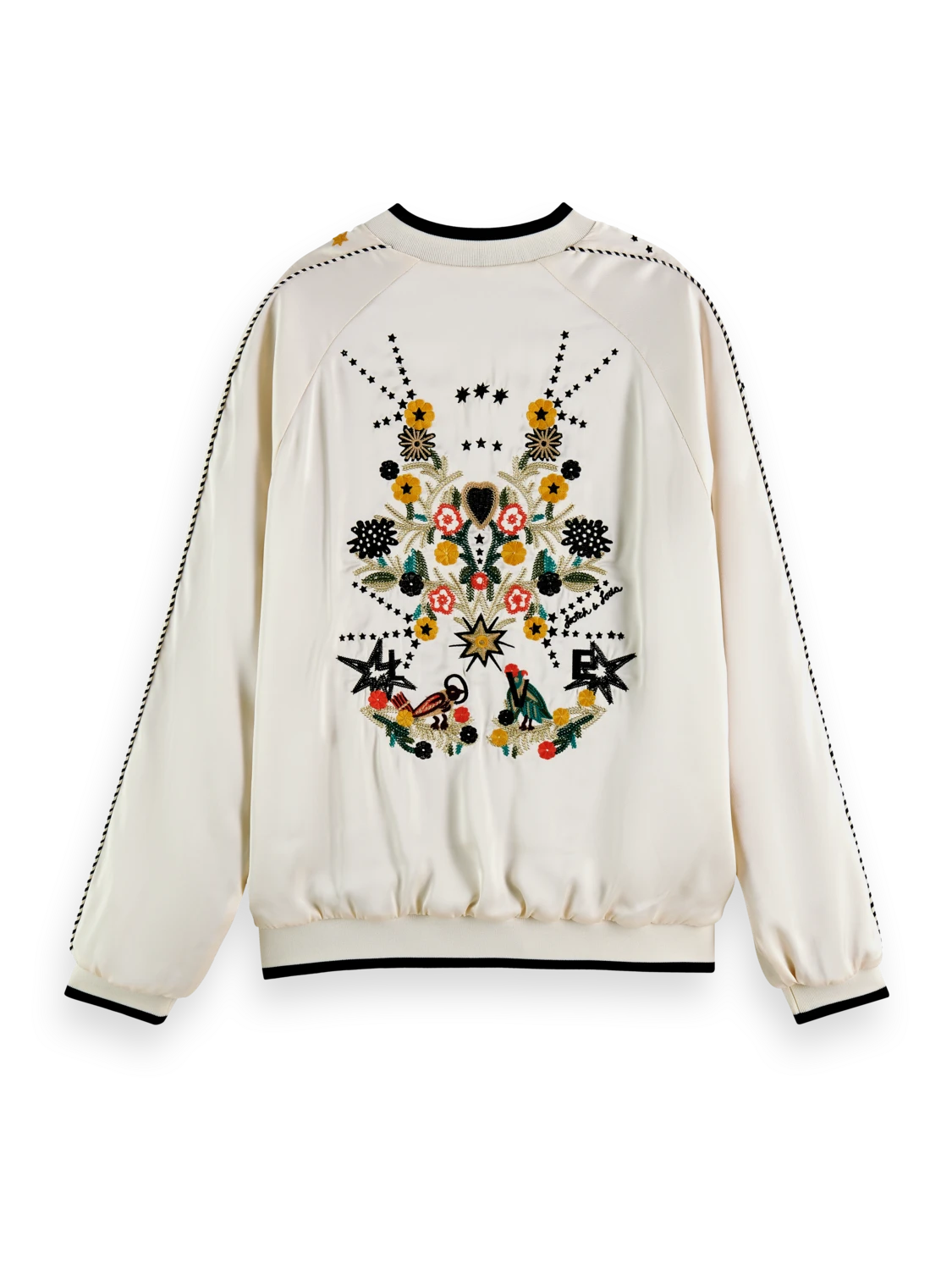 Scotch & Soda Music Embroidered Reversible Bomber Jacket 6 Scotch & Soda Music Embroidered Reversible Bomber Jacket - Image 4