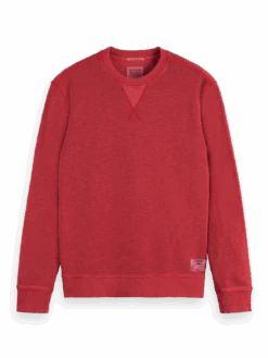 Scotch & Soda Garment Dye Structured Sweatshirt