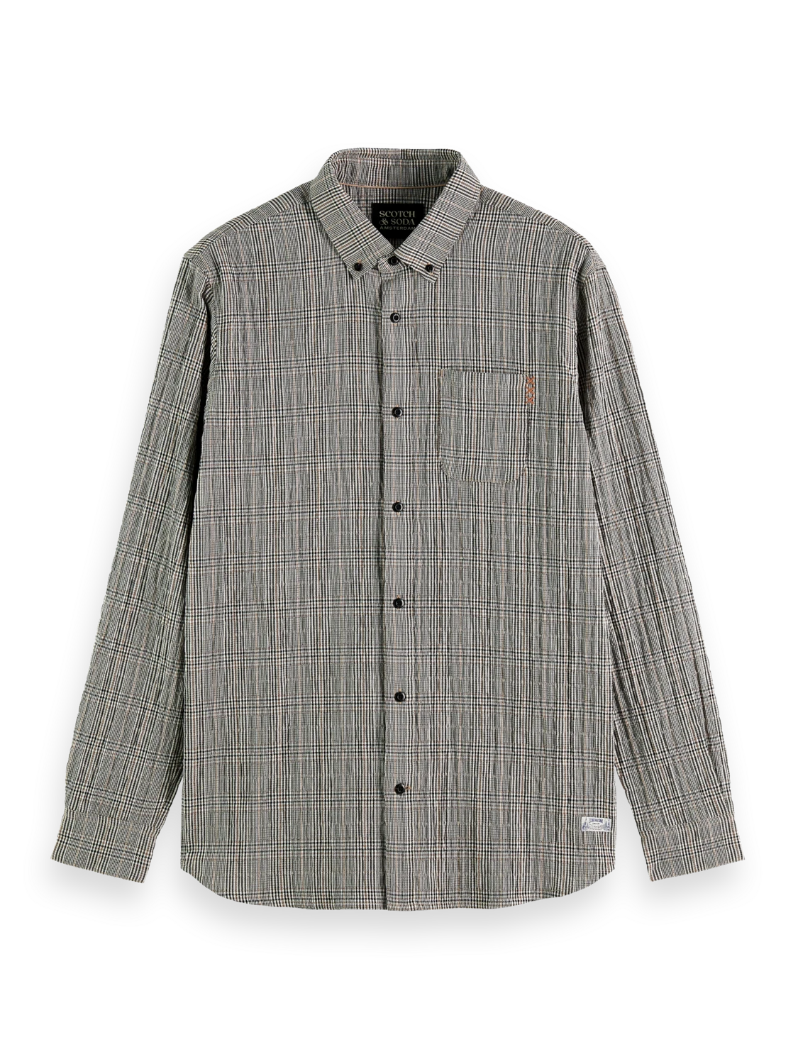 Scotch & Soda Seersucker Glen Check Shirt 3 Scotch & Soda Seersucker Glen Check Shirt