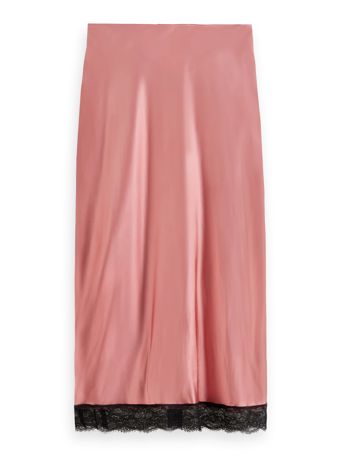 Scotch & Soda High-Rise Lace Detail Satin Slip Skirt 4 Scotch & Soda High-Rise Lace Detail Satin Slip Skirt - Image 2