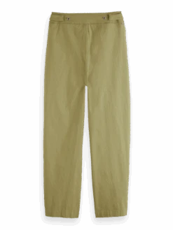 Scotch & Soda Ripstop High Rise Straight Leg Pant -Scotch & Soda Hires PNG 24168192 BCK