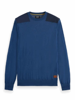 Scotch & Soda Crew Neck With Nylon Details
