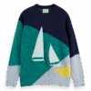Scotch & Soda Boat Melange Crew Neck Pullover 2 Scotch & Soda Boat Melange Crew Neck Pullover -Scotch & Soda Hires PNG 24168550 FNT