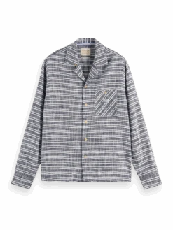 Scotch & Soda Basket Weave Striped Shirt