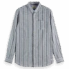 Scotch & Soda Lightweight Dobby Stripe Button Down Shirt 1 Scotch & Soda Lightweight Dobby Stripe Button Down Shirt -Scotch & Soda Hires PNG 24168763 FNT