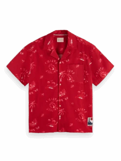 Scotch & Soda Smooth Sailing Printed Cotton Shirt