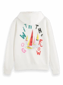 Scotch & Soda Go With The Flow Printed Hoodie