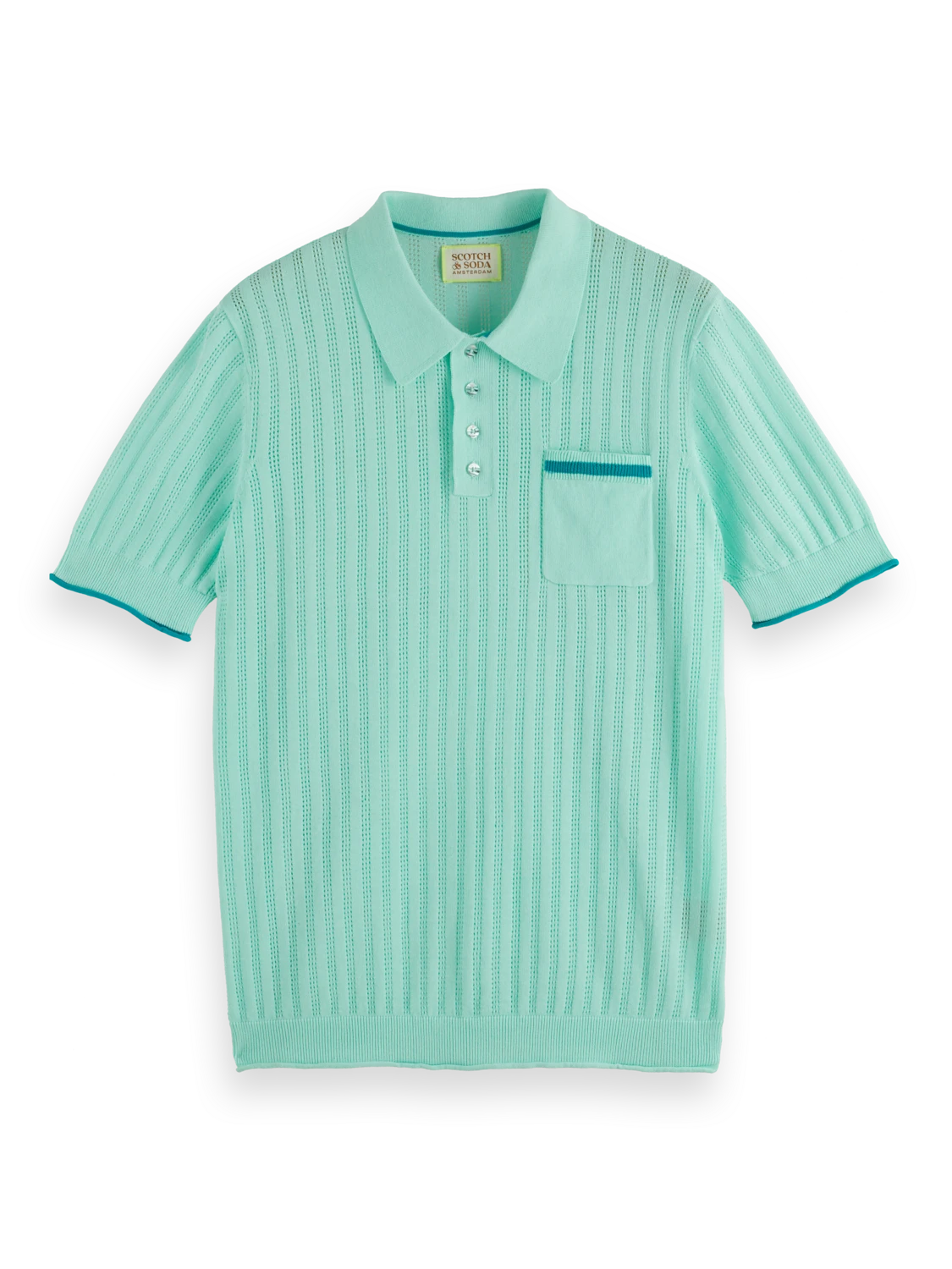 Scotch & Soda Openwork Polo 3 Scotch & Soda Openwork Polo