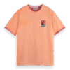 Scotch & Soda Two Colour Sprayed T-Shirt -Scotch & Soda Hires PNG 24169207 FNT