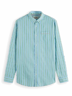 Scotch & Soda Dobby Striped Button Down Shirt
