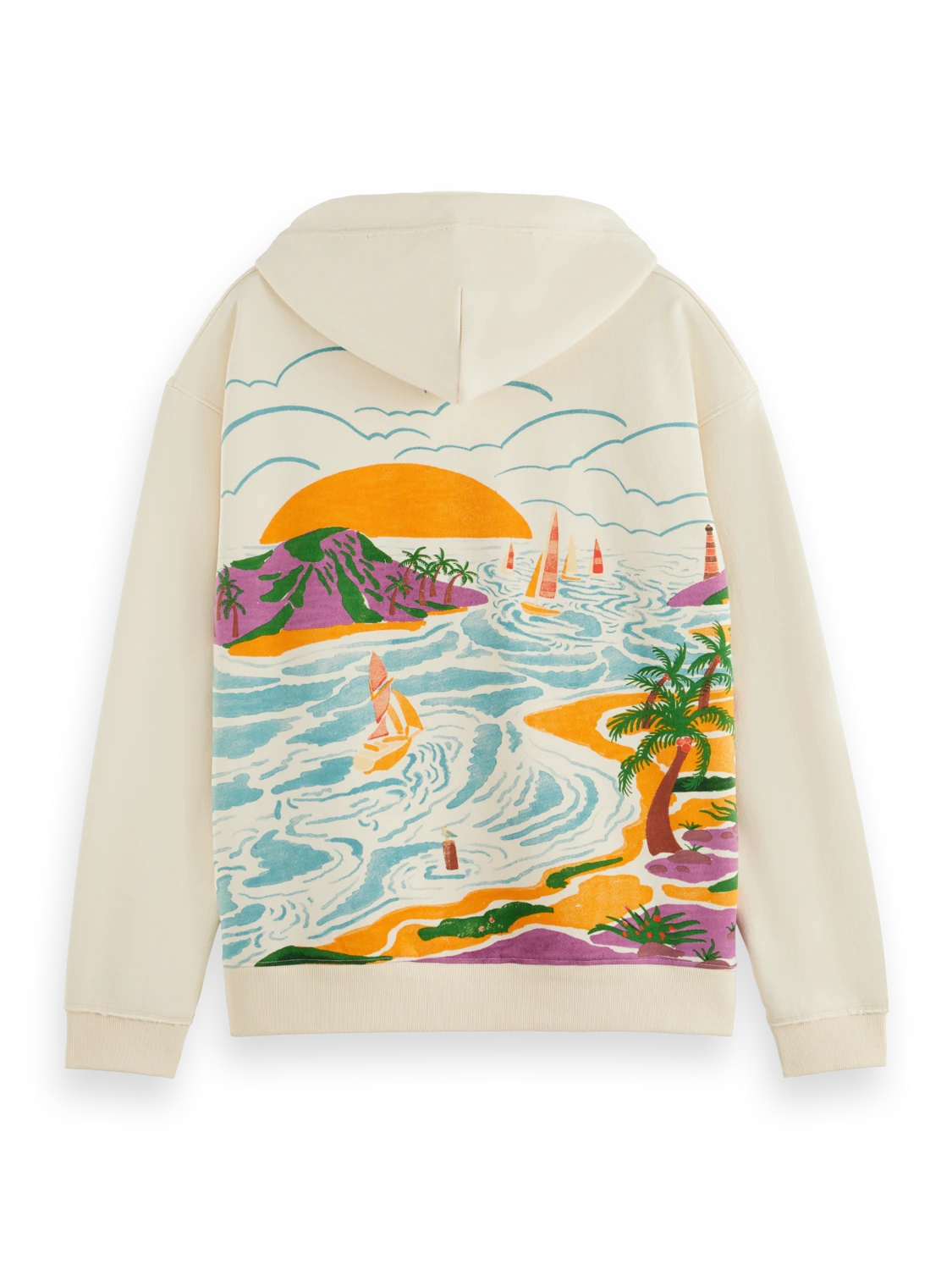Scotch & Soda Landscape Artwork Hoodie 3 Scotch & Soda Landscape Artwork Hoodie