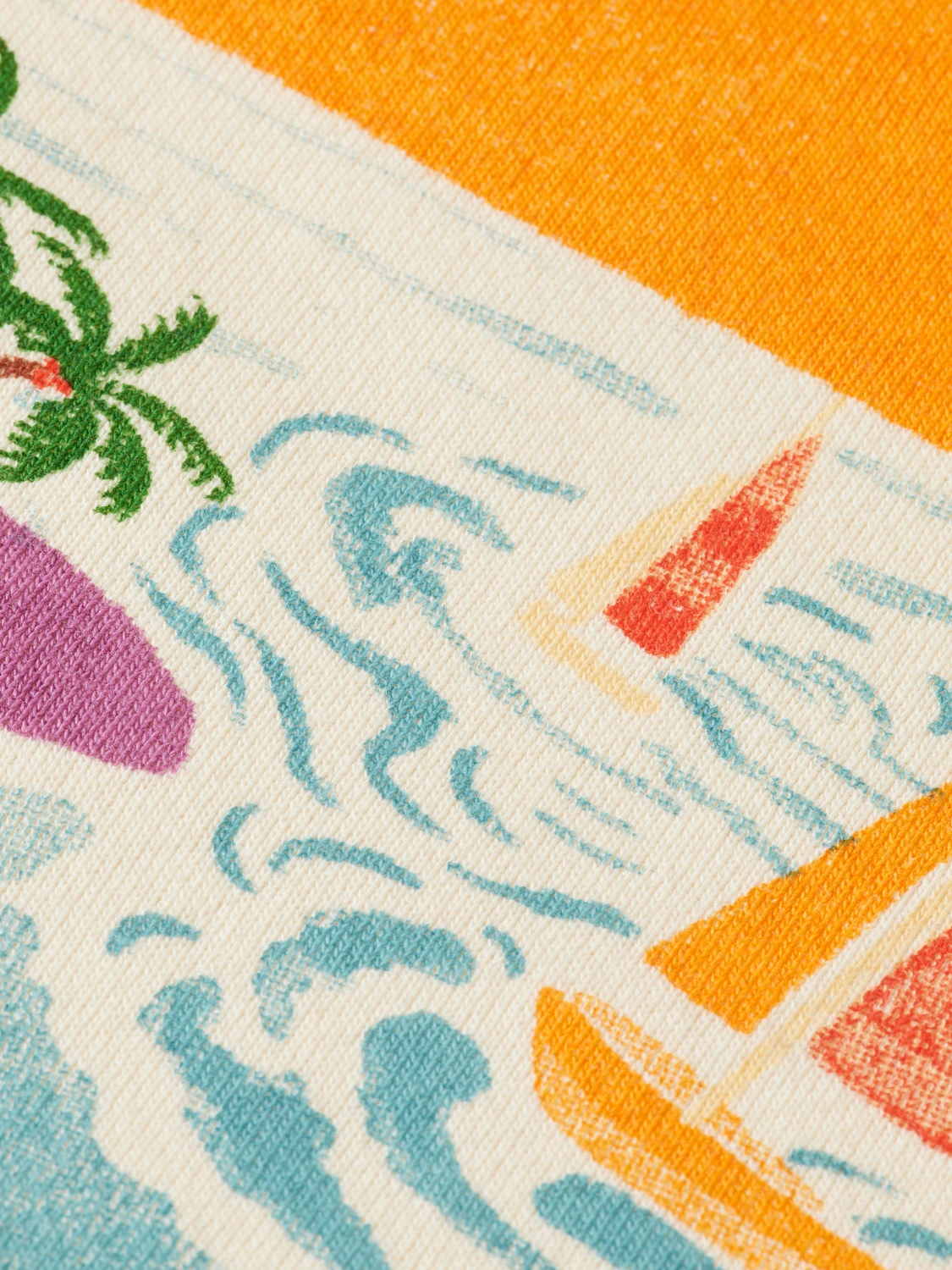 Scotch & Soda Landscape Artwork Hoodie 5 Scotch & Soda Landscape Artwork Hoodie - Image 3