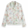 Scotch & Soda Printed Tencel-Hemp Blouson -Scotch & Soda Hires PNG 24169469 FNT