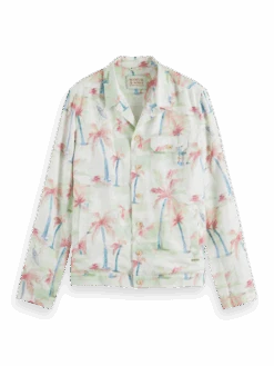 Scotch & Soda Printed Tencel-Hemp Blouson