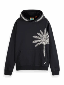 Scotch & Soda Palm Tree Embroidery Hoodie