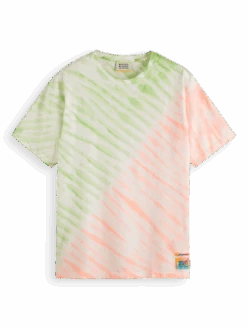Scotch & Soda Diagonal Tie Dye T-Shirt