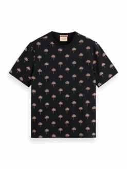 Scotch & Soda Palm Tree Printed T-Shirt