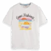 Scotch & Soda Gone Fishing Printed T-Shirt -Scotch & Soda Hires PNG 24170357 FNT