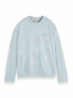 Scotch & Soda Lightweight Washed Neon Sweatshirt