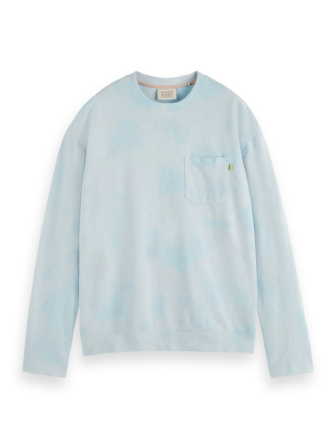 Scotch & Soda Lightweight Washed Neon Sweatshirt 3 Scotch & Soda Lightweight Washed Neon Sweatshirt