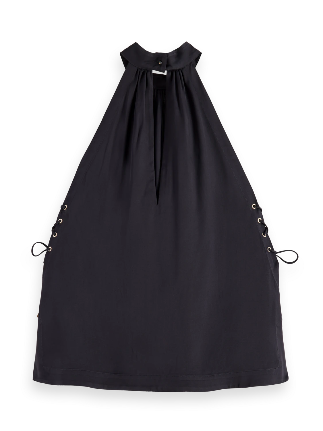 Scotch & Soda Halter Neck Top With Criss Cross Detail 4 Scotch & Soda Halter Neck Top With Criss Cross Detail - Image 2