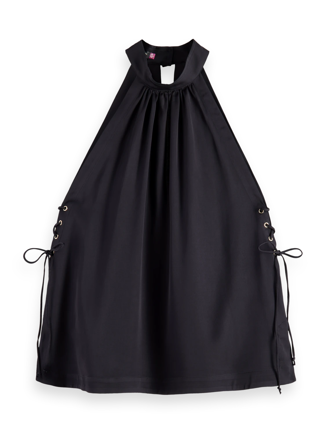 Scotch & Soda Halter Neck Top With Criss Cross Detail 3 Scotch & Soda Halter Neck Top With Criss Cross Detail