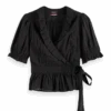 Scotch & Soda Ruffle Wrap Top -Scotch & Soda Hires PNG 24170577 FNT