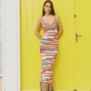 Scotch & Soda Multicoloured Intarsia Knitted Dress -Scotch & Soda Hires PNG SCSO SS24 SECONDARY LK 39 2941 FINAL sRGB DEF
