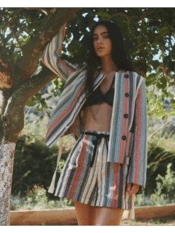 Scotch & Soda High Rise Crafted Stripe Short