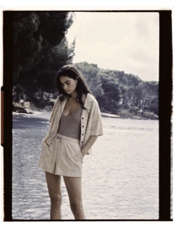 Scotch & Soda Jacquard Toweling Camp Shirt